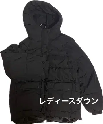여성용 다운 블랙