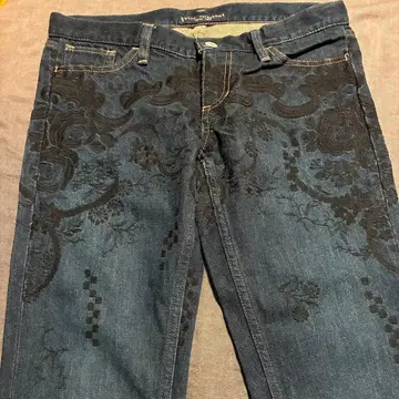 KEITA MARUYAMA 자수 데님 팬츠