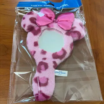 디즈니 레오파드 무늬 미니 거울