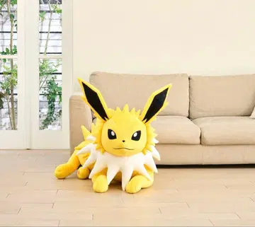 포켓몬 센터 봉제 인형 등신대 썬더스 누워있는