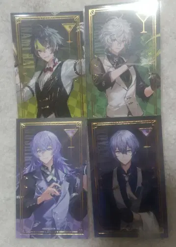 니지산지 Dytica 애니메이트 카페 금박 칵테일 카드