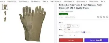 미사용 새상품 GI 타입 플라이트 그로브