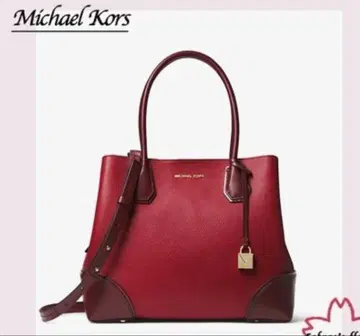 마이클코어스 컬러락 사첼 빨간색 2way