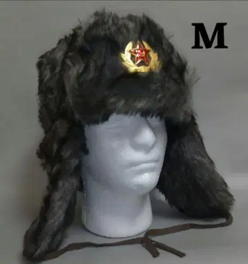 러시아군 방한모 트루퍼햇 블랙 M