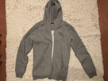 HARE 그레이 풀 집업 후드티