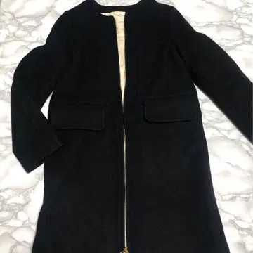 새상품급 이에나 IENA 노카라 롱 코트 울 100%