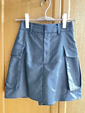 HARE 카고 스커트 라이크 숏팬츠 그레이