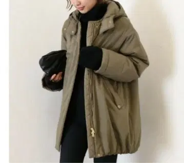 컨디션 최상 Deuxieme Classe 라이닝 후드 코트