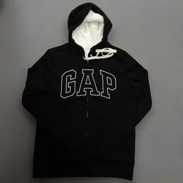 새상품급 릴랙스핏 GAP 로고 보아 안감 집업 후드티 S