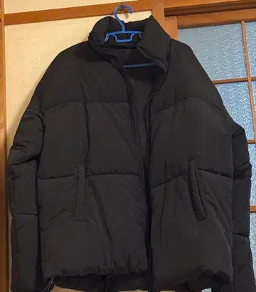 블랙 다운 자켓