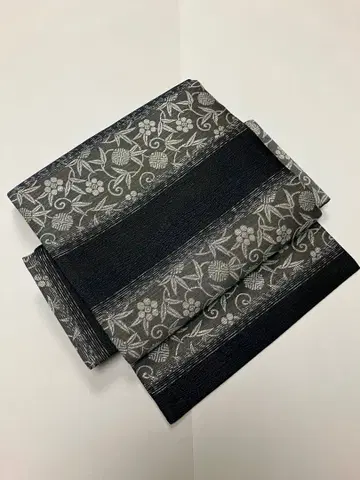 미사용 새상품 나고야 오비 순수 실크 니시진 비단 No.318