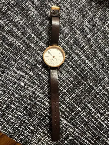 SKAGEN 손목시계 아날로그 골드 브라운