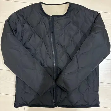 TAION 밀리터리 리버서블 크루넥 다운 자켓