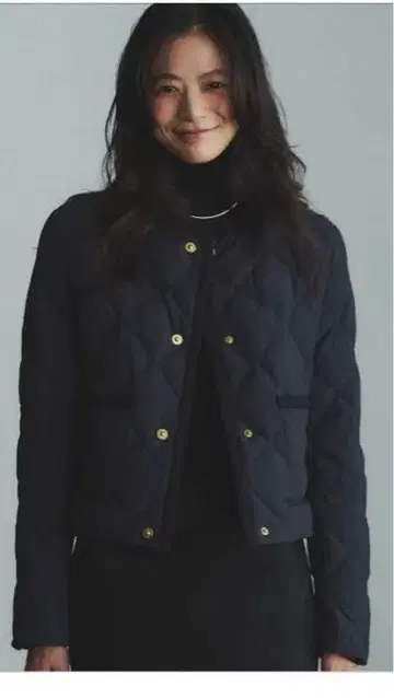 [ TAION x anuans ] 노카라 퀼팅 숏 다운 택 포함 새상품