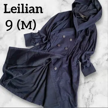Leilian E.Sports 레리안 후드 트렌치코트 더블 아우터 겉옷