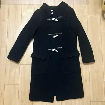 HYKE 더플 코트 블랙 사이즈 2