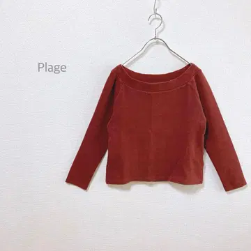 [ Plage ] 트레이닝복 보트넥 워셔블 일본제 노움코어 럭셔리