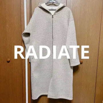 RADIATE 후드티 포함 롱 코트 속기모