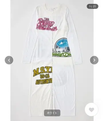 MOUSSY ARCHIVE GRAPHICS 드레스