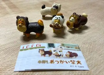 나무 조각 심부름 시바견 4종 세트 익명 배송