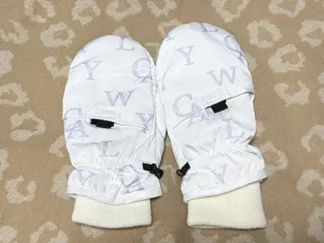 캘러웨이 Callaway 여성용 미튼 그로브 방한 화이트