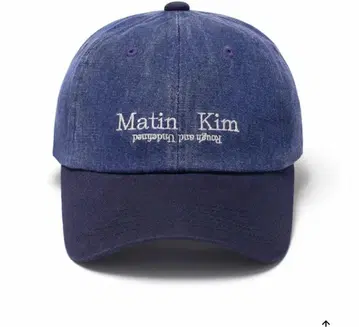 마뗑킴 캡 WASHED OXFORD