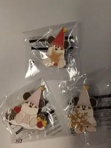 정글 카니발 아부즈 바자르 크리스마스 핀 배지 리루린린