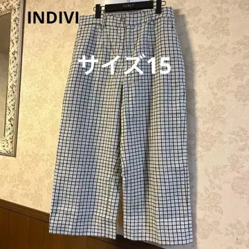 새상품급 빅 사이즈 15 인디비 허리밴딩 와이드 팬츠