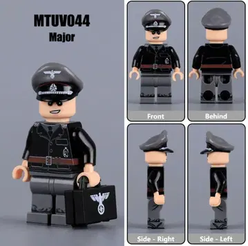 [ 미개봉 ] 독일 국방군 장갑 사단 소령 LEGO 호환 ww2 레고