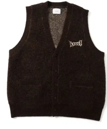 BLUSS U shaggy knit vest