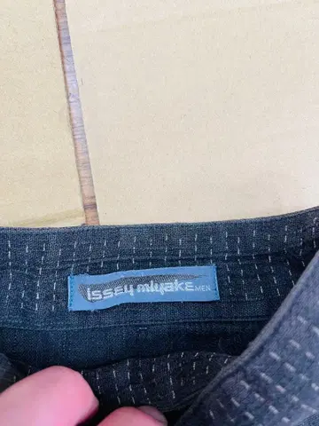 오니 페이드 빈티지 ISSEY MIYAKE 플리츠 셔츠 블랙