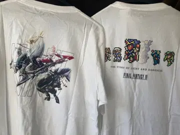 [ 미사용 새상품 ] 유니클로 파이널 판타지 FF13 4 셔츠 세트