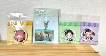 POPMART 아냐 로이드 요르 아크릴 키링 배지 4개 세트