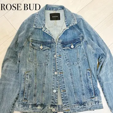 ROSE BUD 데님 청바지 자켓 G 자켓 고급 프리 사이즈