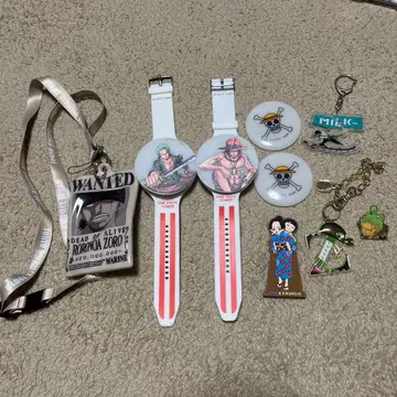 ONE PIECE 7세트 라이트 밴딩 패스 케이스 핀즈 조로 에이스