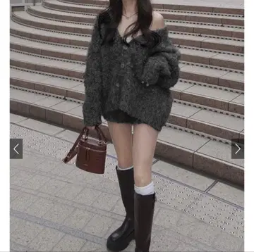 가디건 x 숏팬츠 모헤어 니트 셋업 [an1679]