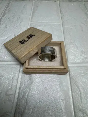 용두 마루츠치메 반지 SV950 10mm 폭