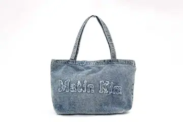 MatinKim 데님 블루 토트백