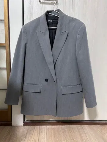 ZARA 그레이 테일러드 자켓