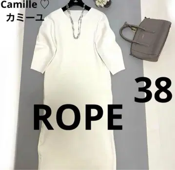 ROPE 화이트 롱 원피스 38