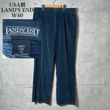 W40 90s LAND'S END 굵은 폭 코듀로이 팬츠 US PM62