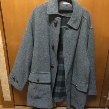 그레이 울 코트 3L 사이즈 일본제