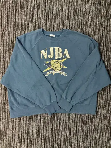 NJBA 불독 프린트 맨투맨