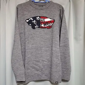 VANS 그레이 니트 스웨터