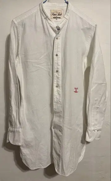 HaverSack 밴드 카라 셔츠 화이트 M 면 100