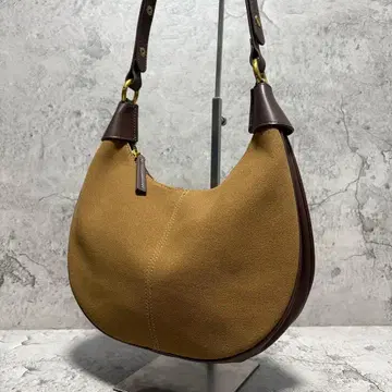 미사용급 완판템 GAP 갭 숄더백 비건 스웨이드 브라운