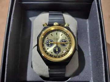 CITIZEN 틱탁 한정판 모델 뿔 크로노 레코드 라벨