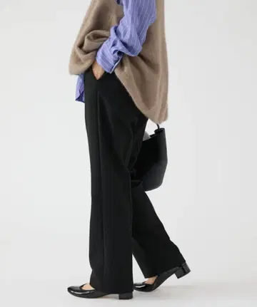 IENA 트위드 더블 크로스 팬츠