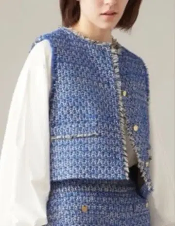 마르티니크 믹스 트위드 숏 베스트