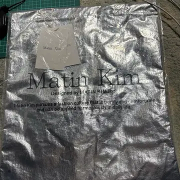 마뗑킴 실버 에코백 빅